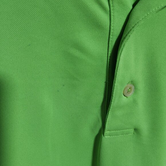 Peter Millar Summer Comfort Polo Shirt Mens Size Large Green Short Sleeve Golf - Picture 3 of 6
